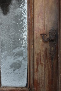 old oak door