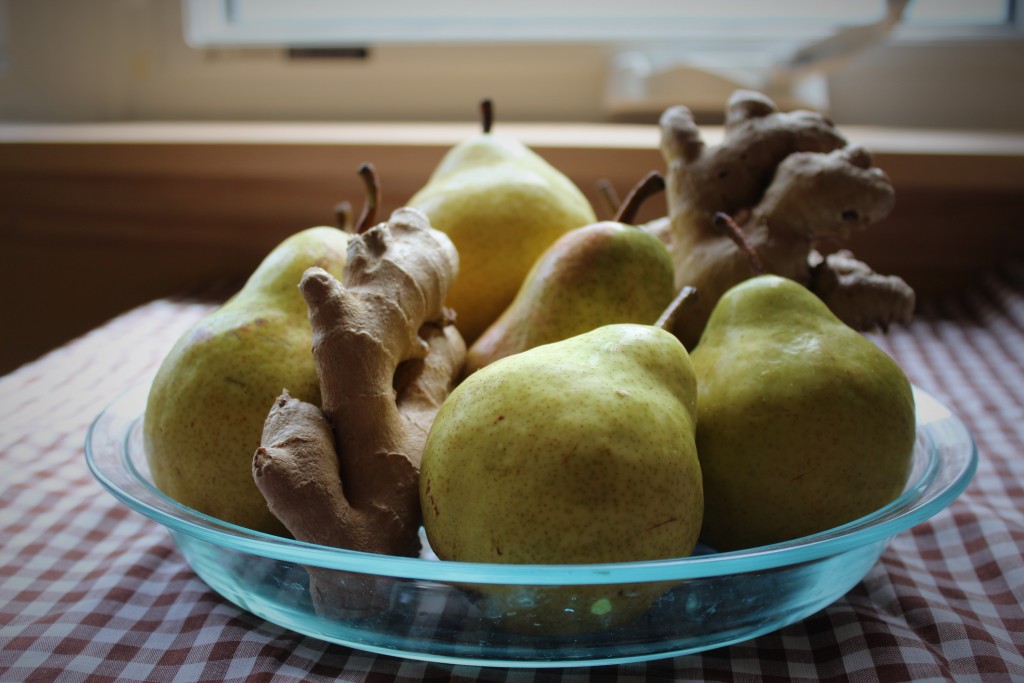 Image for titled: Pears and ginger go together like…